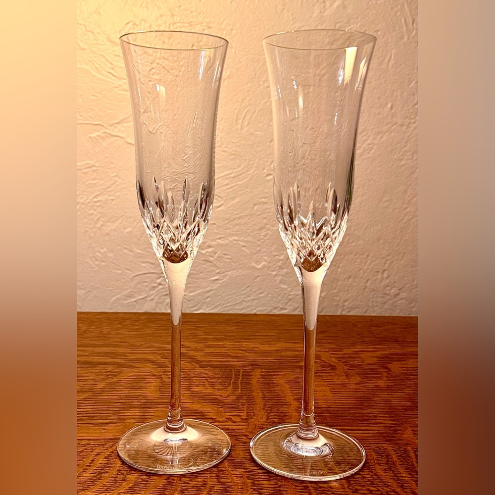 Waterford Lismore Essence Champagne Flutes - Set of 2